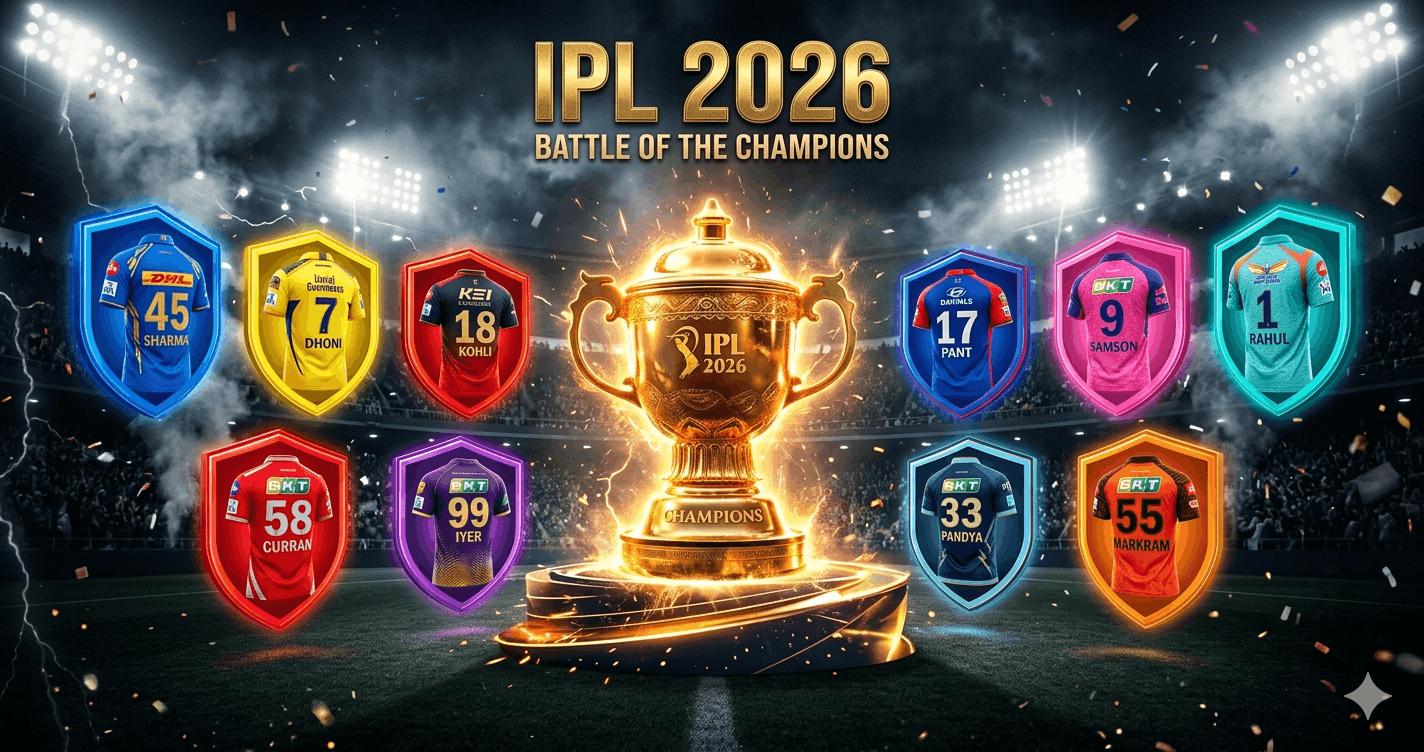 IPL 2026 winner prediction and title favourites for TATA IPL Season 19 all 10 teams ranked